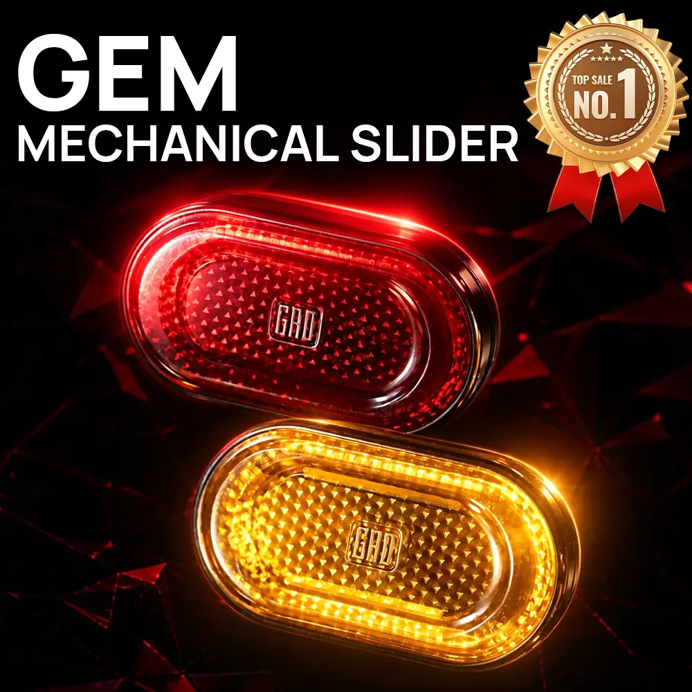 Mr Gao Gem Mechanical Slider Fidget Toy - Precision Functionality with Unique Gem Design for Versatile Applications Stress Relief Tool Sensory Stress Reliever