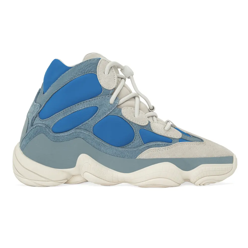 adidas Mens Yeezy 500 High Sneakers Shoes Casual - Blue