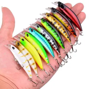 Artificial Fishing Lure (10pcs/set), 4g/6.8cm Mini Crankbait Artificial Hard Bait, Bass Floating Swimbait, Outdoor Fishing Accessories, Fishing Tackle, Fishing Lure Kit