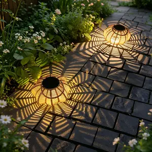 Solar Lanterns Outdoor Waterproof, Solar Lantern Light Gifts for Women Lanterns Decorative Outdoor, Hanging Lantern for Garden, Yard, Patio, Porch, Lawn, Pathway Decor, 2 Pack