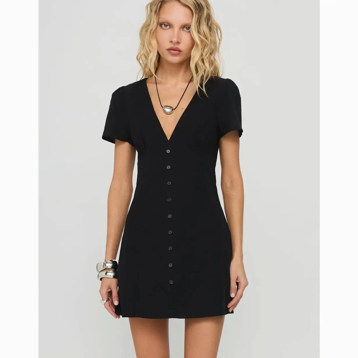 Princess Polly Loveliness Playsuit Black