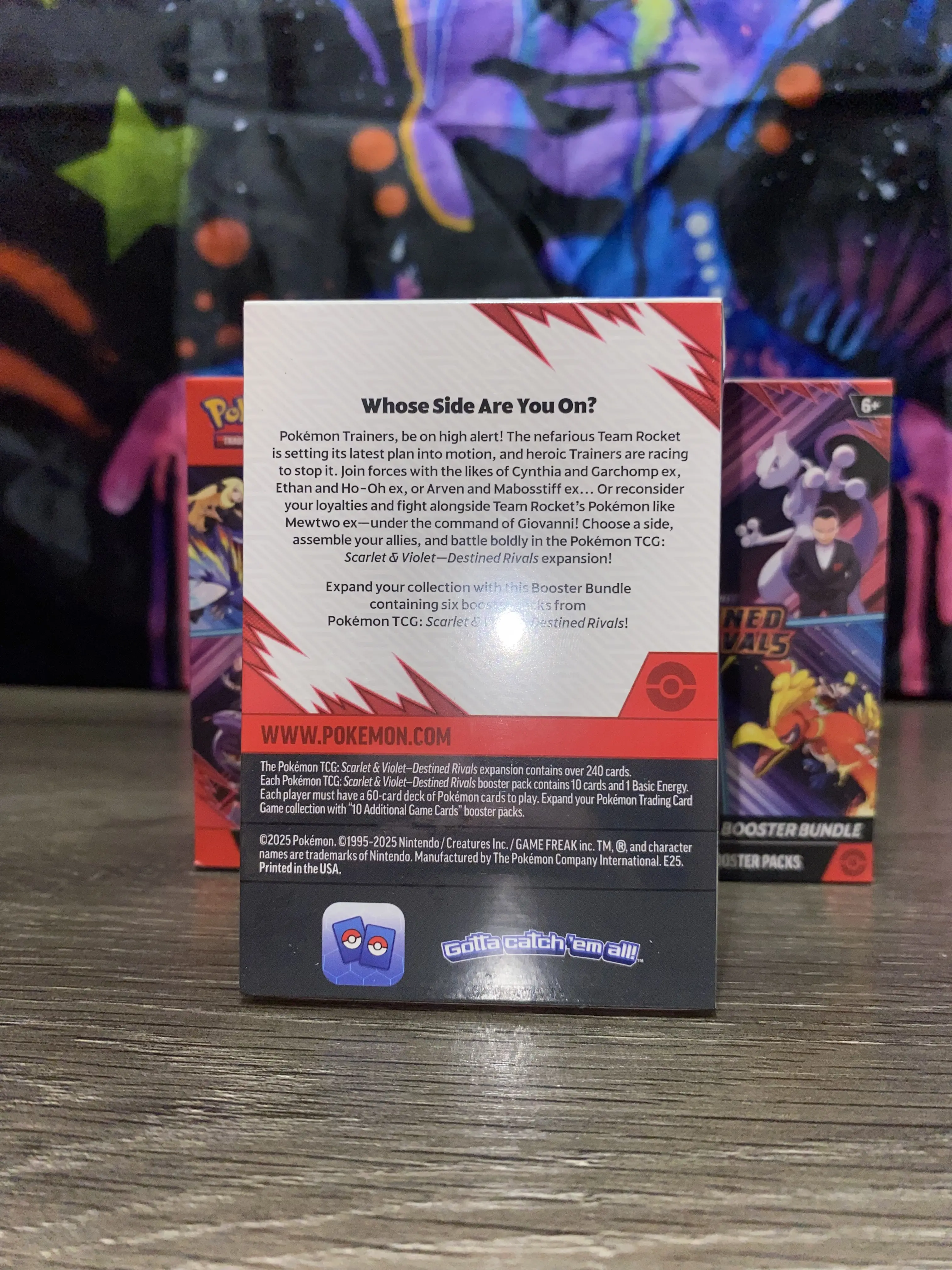 2025 pokmon scarlet & violet destined rivals booster box Pokemon TCG: - Elite Trainer The box contains 11 booster packs Pokemon TCG: Scarlet & Violet
