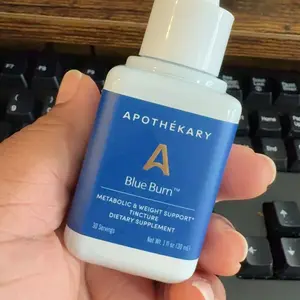 Product Review of Apothékary Blue Burn - Metabolic Support Liquid Herbal Drops* | Antioxidant Rich, Alcohol-Free, Clinically-Tested, Certified Gluten-Free, PETA Certified Vegan & Cruelty-Free, Third Party Tested, Plant-Based, Made in the USA from T**a L** W**s