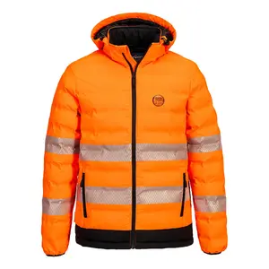 Portwest S548  - Hi Vis Ultrasonic Heated extra warmth and comfort Tunnel Jacket