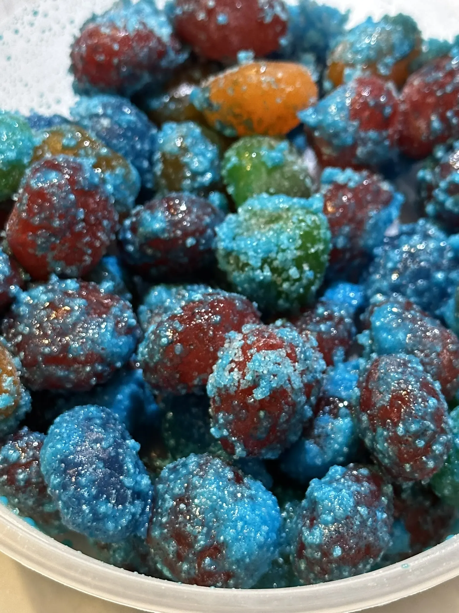 Gush Pops - 6oz Container - Frostiez Candy - Gush Burst Candy - Multiple Flavors Sour Sweet Fruity