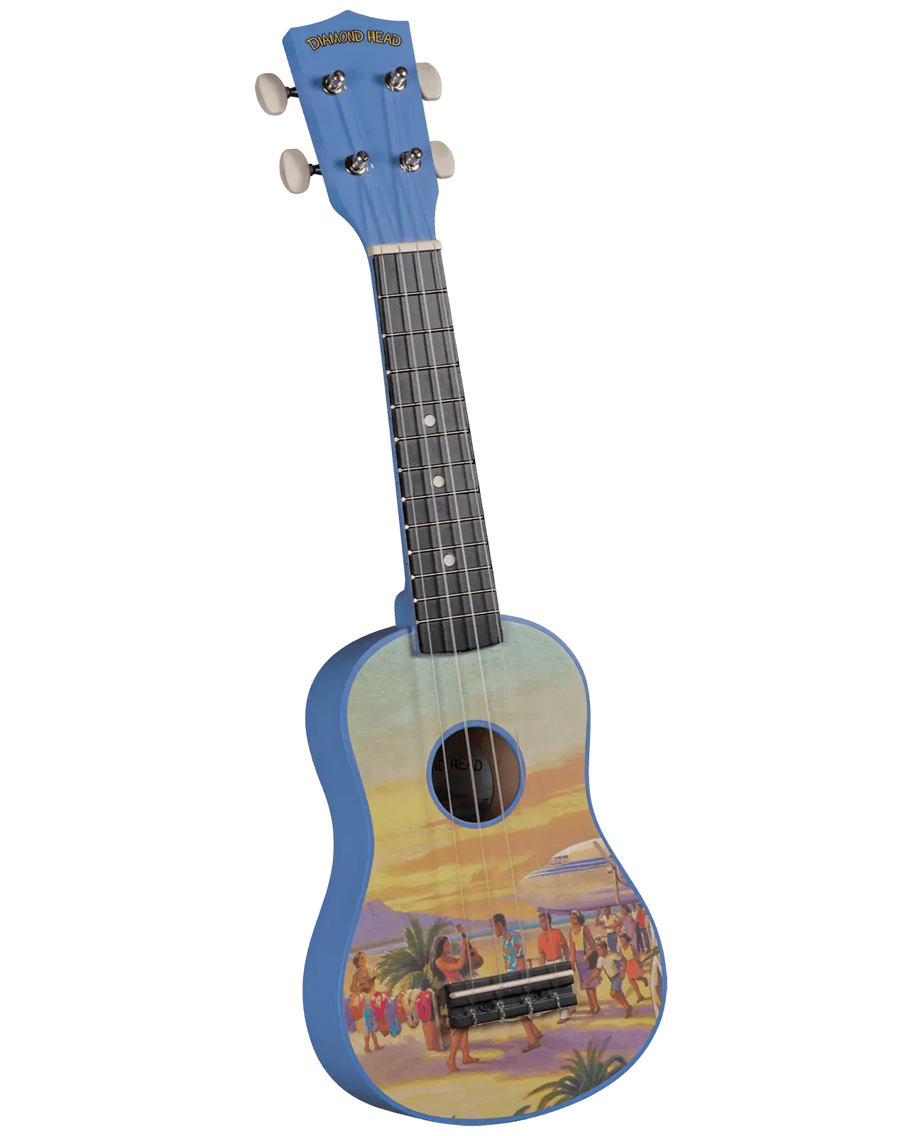 Diamond Head DU133 Maple Soprano Ukulele with Bag Satin Vintage Hawaii