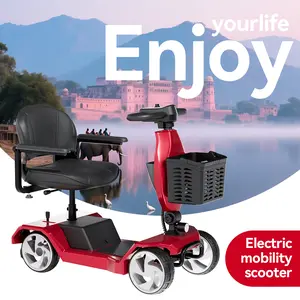 Mobility Scooter for Adults: Safe Whole-Vehicle Charging,Solid Pneumatic Tires Conquering Rough Roads, 265-Pound Load Capacity, Adjustable Speed Feature for Safety, aChristmas gifts,Black Friday limited-time specials