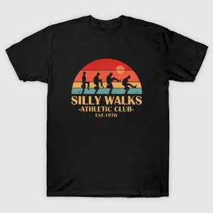 Silly Walks - Athletic Club - Monty Python T-Shirt T9M