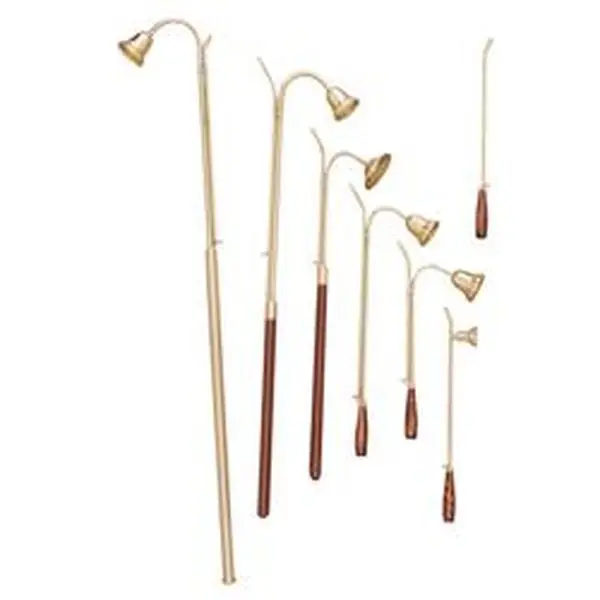 Christian Brands Church Supply SB5-3 36 in. Metal Brass Handmade Candle Lighter with Hardwood Handles - Home Accessories for Church & Home Use