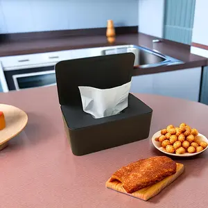 Wet tissue dispenser - Tissue storage box, which can keep wet tissues moist, suitable for kitchens, bathrooms, desks and dressing tables