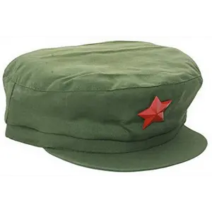 Chinese Chairman Mao Zedong Communist Red Army Uniform Hat for Costumes and Theatre