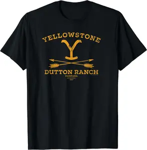 Yellowstone Dutton Ranch Arrows T-Shirt, Size S-3XL