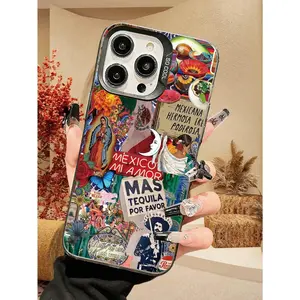 Mexican Art TPU Smartphone Protector Case - Stylish, Luxurious, Comfortable-Touch Accessory for iPhone 17-17E-16-16E-15-14-13-12-11-X-XS-XSMAX-XR-7P-8P, Device Protection, Ideal Holiday Gift for Loved Ones summerwins