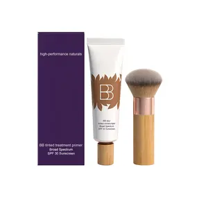 Bb Cream Set, Concealer Without Cast, Smooth Moisturizing Makeup Primer, Long-Lasting Coverage, Flawless Finish, No Cake Effect