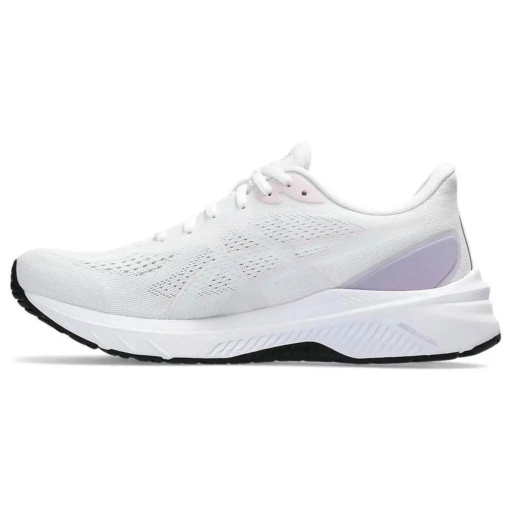 ASICS GT 1000 12 White Cosmos Versatile Cushioned Durable Low Top Running Shoes Women's 1012B450-101