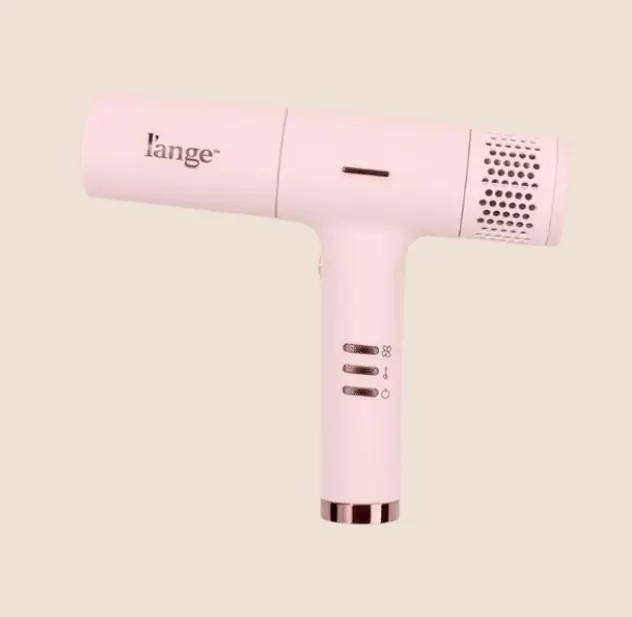 L'ANGE HAIR - Le Styliste Luxe Digital Blush Ionic Lightweight Hair Dryer - Quiet Brushless, Easy Controls, 4 Heat & 2 Speed Settings, with Diffuser for Blowouts, Multifunctional Hair Dryer