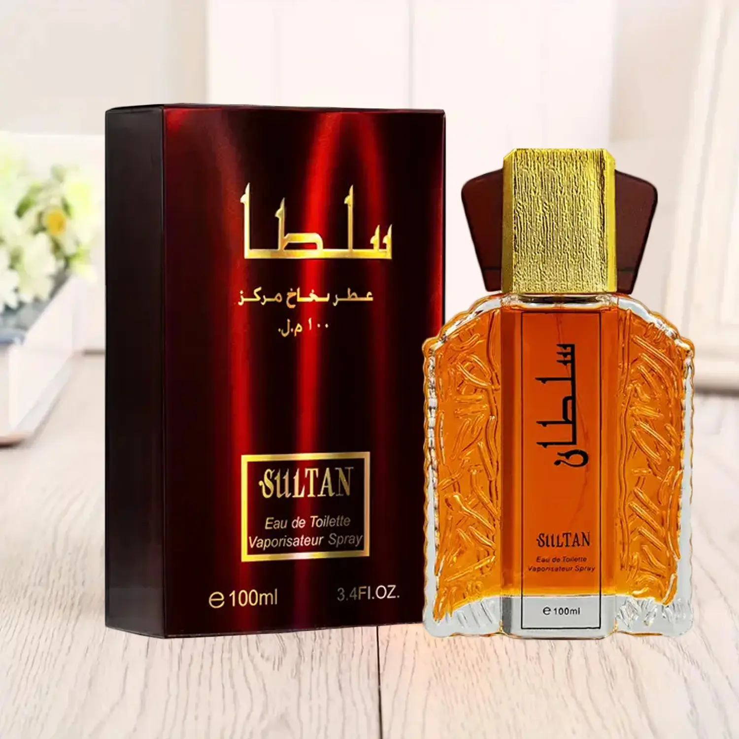 Long Lasting Arabian Perfume 100ML, Elegant Unisex Eau De Toilette Spray, Middle Eastern Floral & Woody Fragrance for Men & Women, Daily Use Musk Scent, Perfume Gift 3.4 Fl Oz
