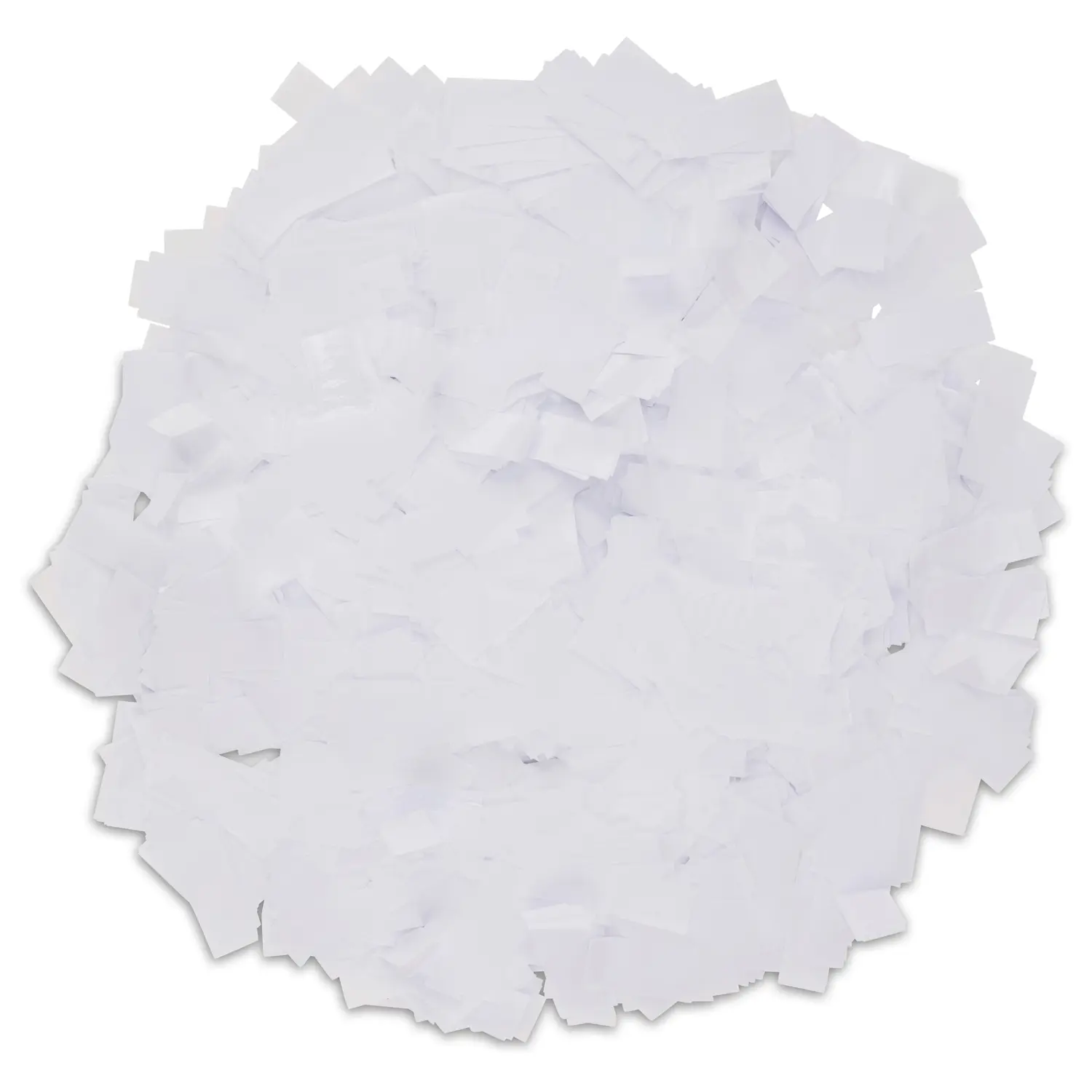 Flameproof White Paper Confetti, 1lb Lightweight Loose Pack, Ideal for Wedding, Party Festive Home Supplies