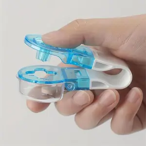 Portable Pill Extractor, Mini Pill Extractor with Storage Box Design, Pill Extractor for Elderly, Disabled, Arthritis Hand Weak, Healthcare, Supplement Organizer