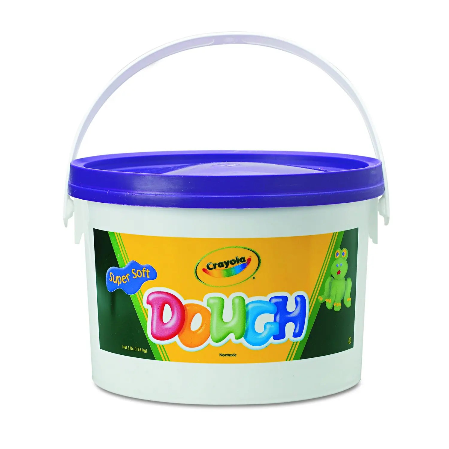 Crayola Super Soft Modeling Clay Bucket, 3 lbs Violet Modeling Dough, DIY Pottery & Ceramics Toy (BIN570015040)