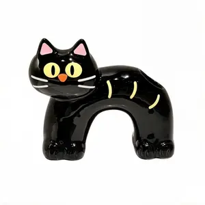 Cat Toothbrush Holder, High-End Bathroom Storage Rack, Couple Organizer, Toothpaste Brush Stand Base, Home Use