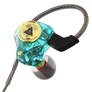 QKZ AK3 HiFi Noise Cancelling In-Ear Wired Earphones with Mic, 8D Stereo Audio for Gym & Gaming Use,Noise Cancelling Headphones