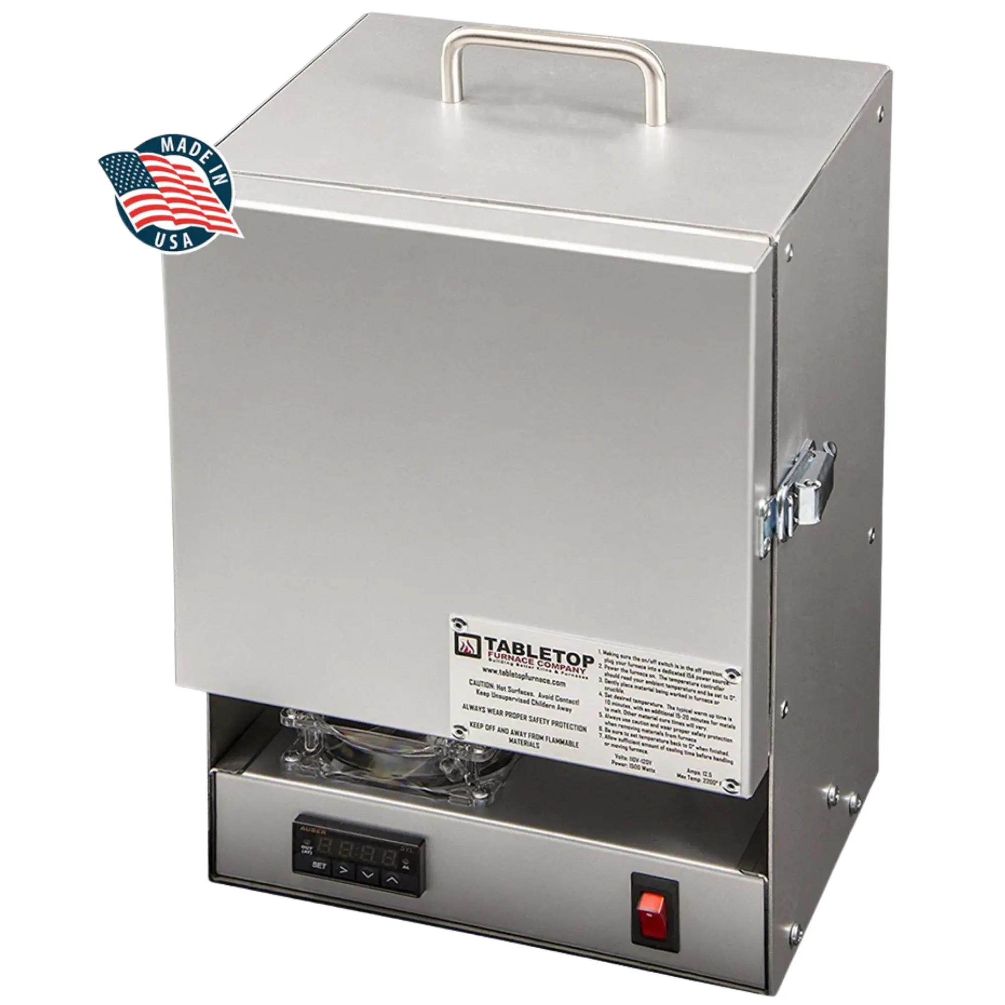 FUR-0056 TableTop RapidFire Pro-L Standard Furnace - Stainless Steel