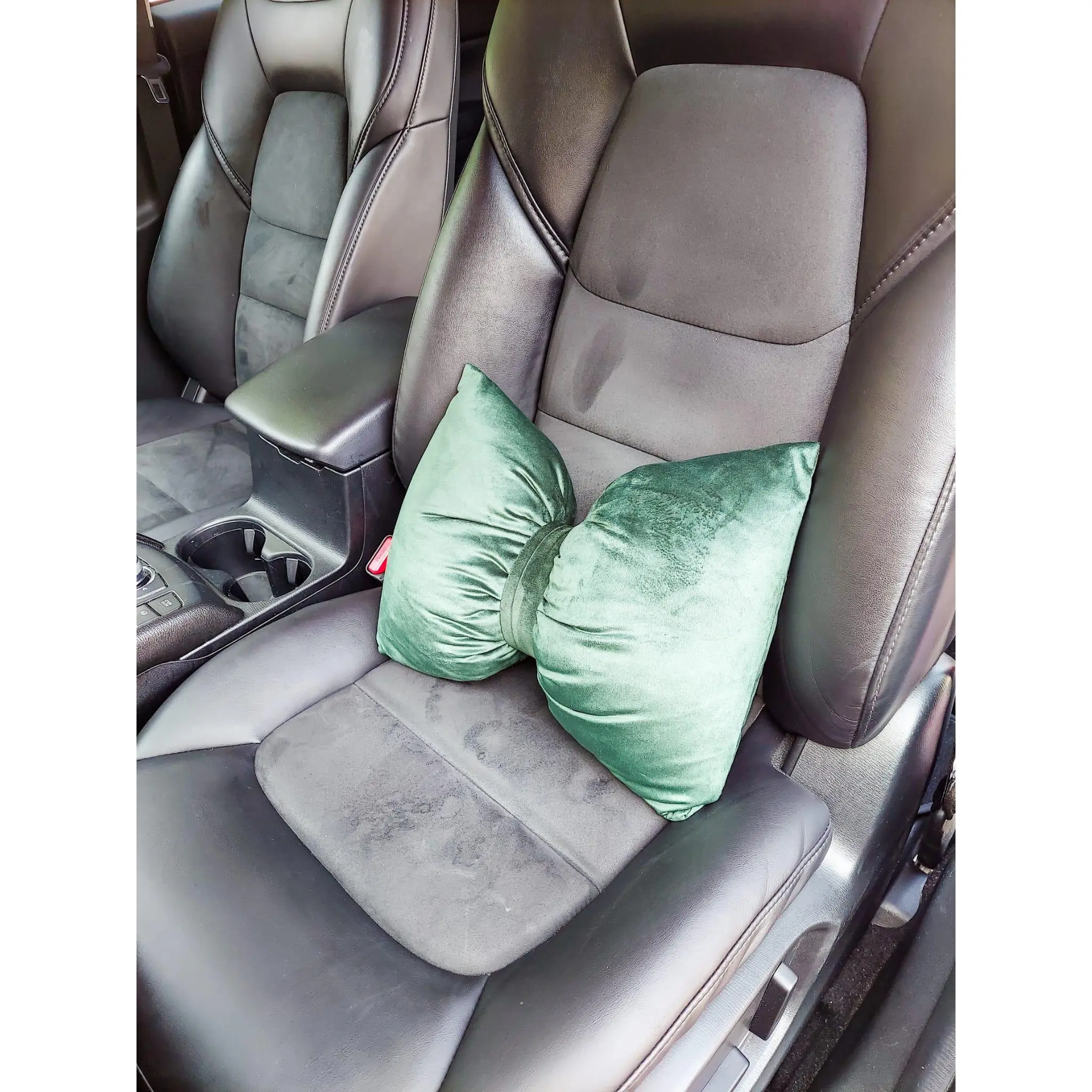 Bow-Shaped Luxury Accent Throw Pillow (Emerald Green)