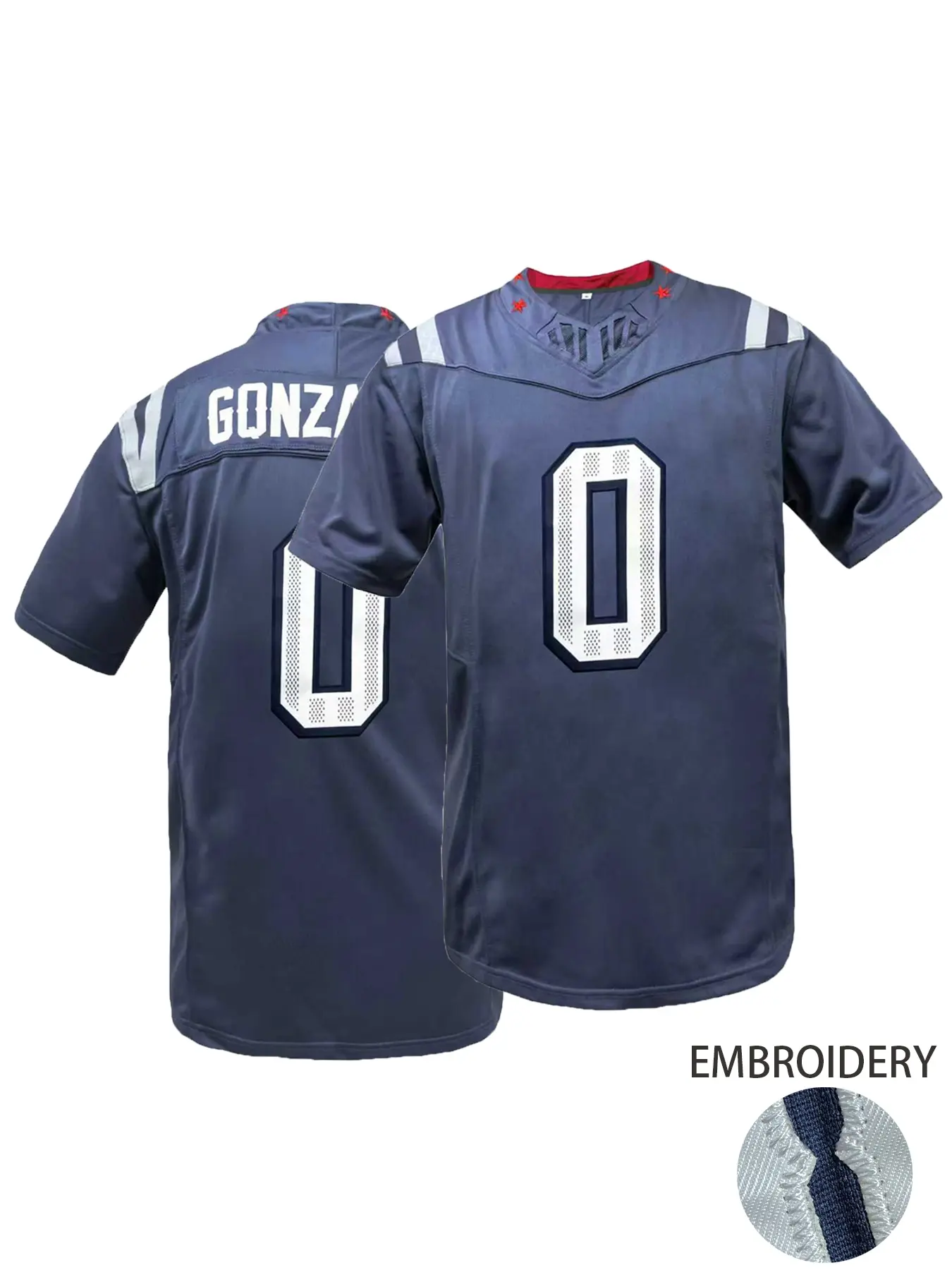 Men's American football jersey, Football Uniform, MAYE #10 Embroidered Breathable V-neck Retro Rugby Embroidery Sportswear, Hip-Hop Casual T-shirt, Suitable for Outdoor Sports, Games, Training,Unisex