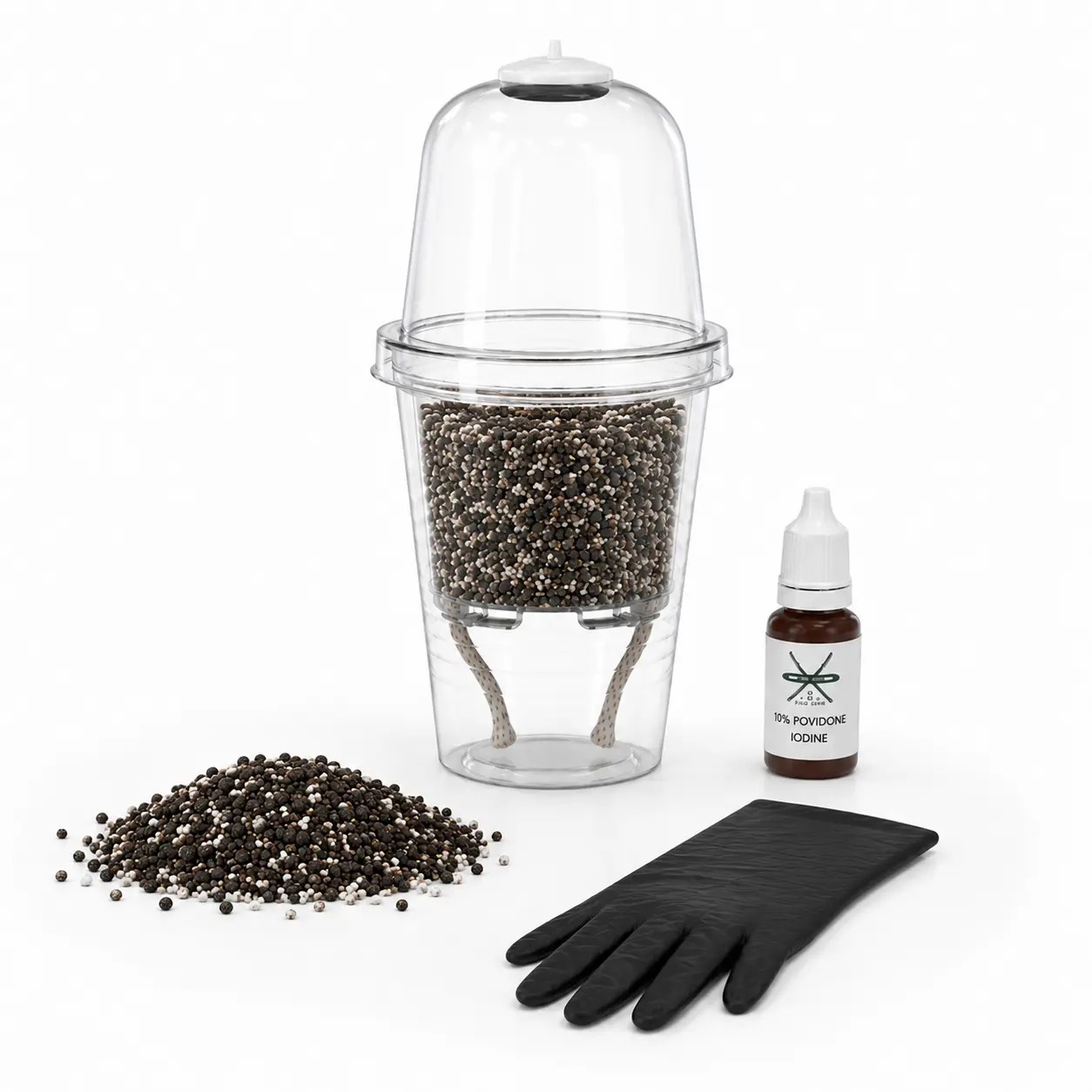 Tissue Culture Acclimation Kit (3″ Self-Watering)