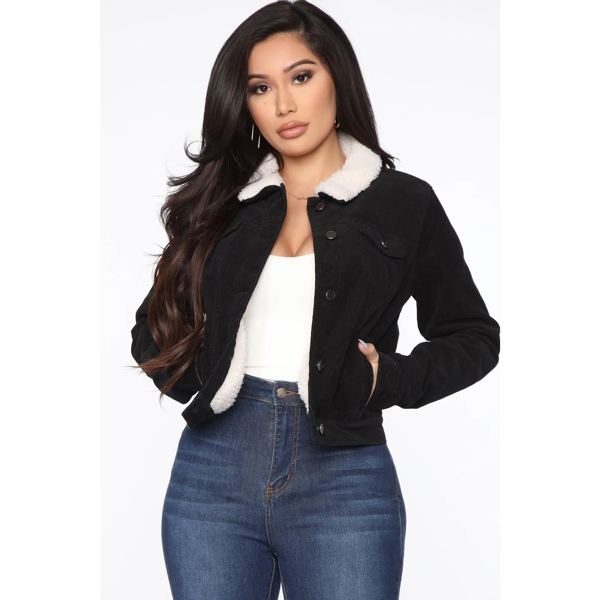 Can It Be Corduroy Jacket - Black Can It Be Corduroy Jacket - Black