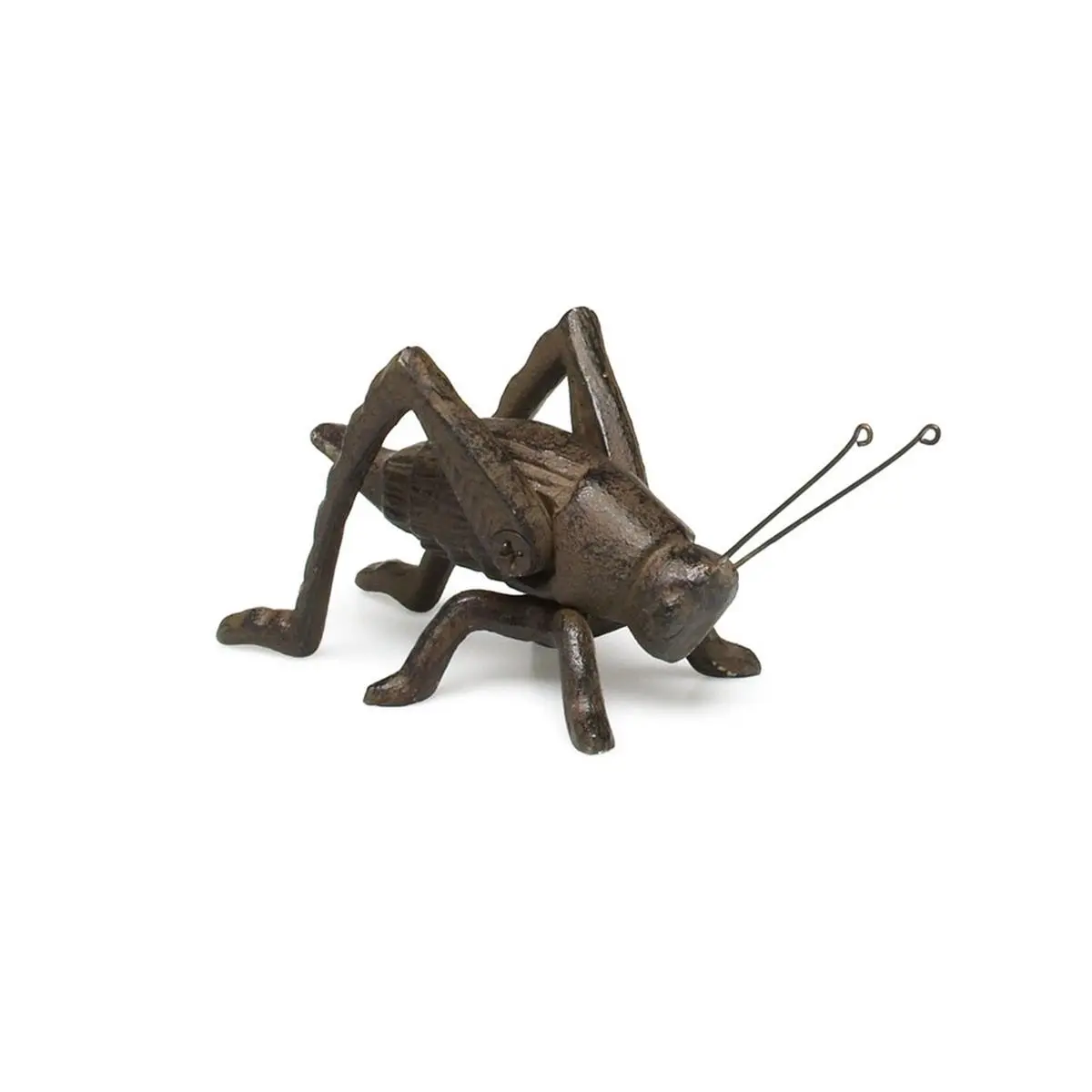 Abbott Collection AB-27-4182 5 in. Brown Cast Iron Cricket Statue - Small Home Decor, Room Decor Accent