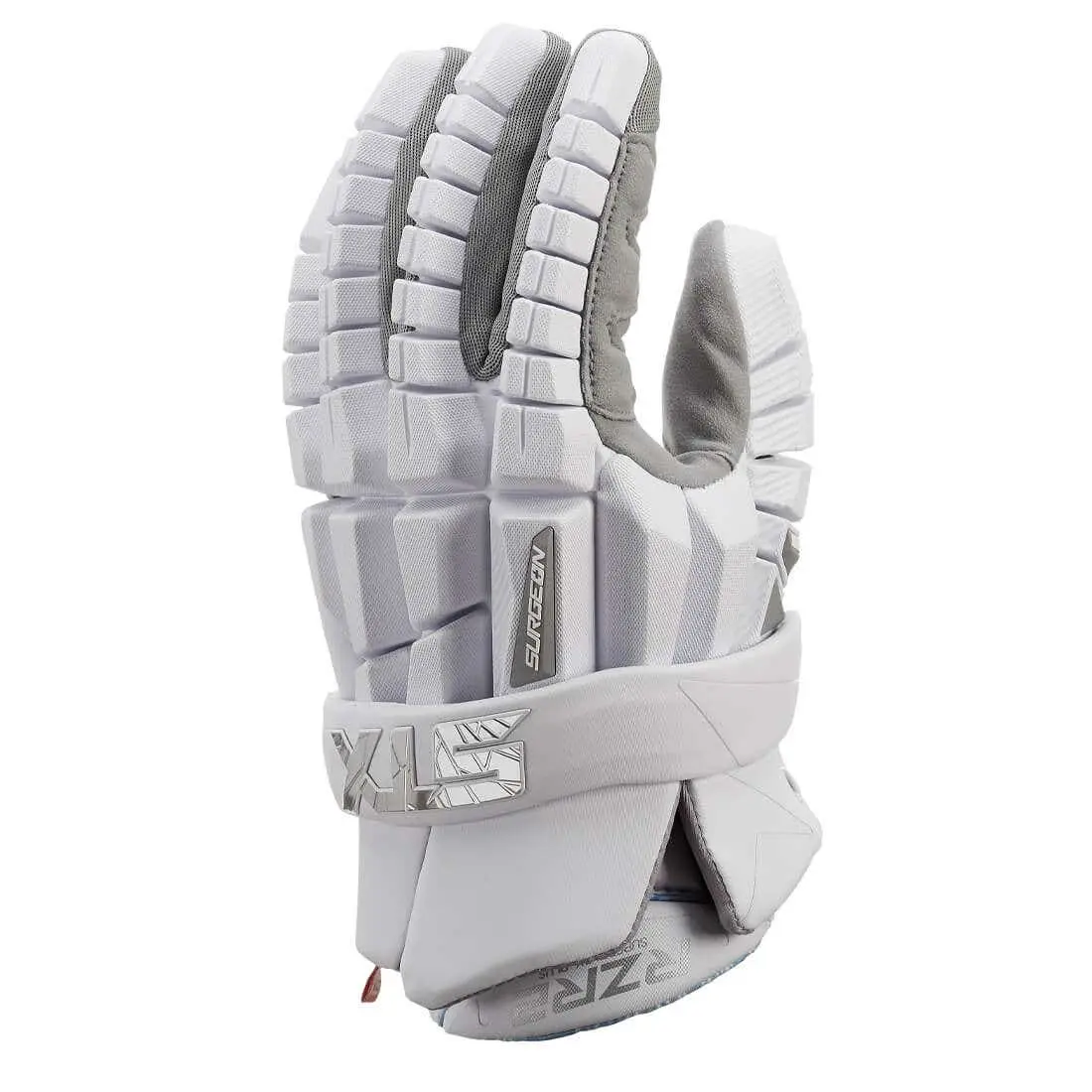 STX Surgeon RZR 2 Lacrosse Gloves, Premium Protective Gloves with Cuff, Durable Sports Gear Featuring Flexible Back, Premium Gloves, Durable Sports Gloves