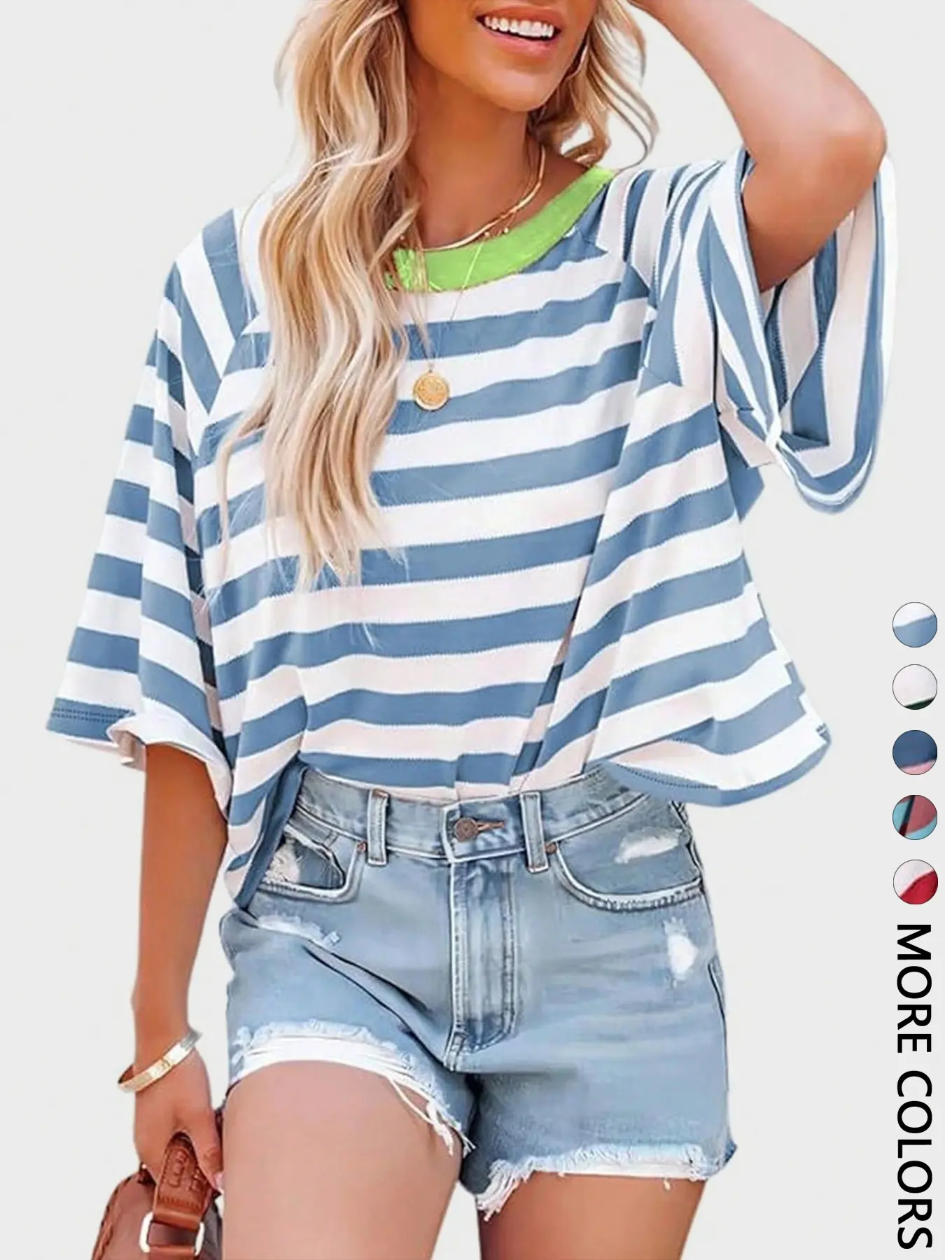 Blue, White, Green