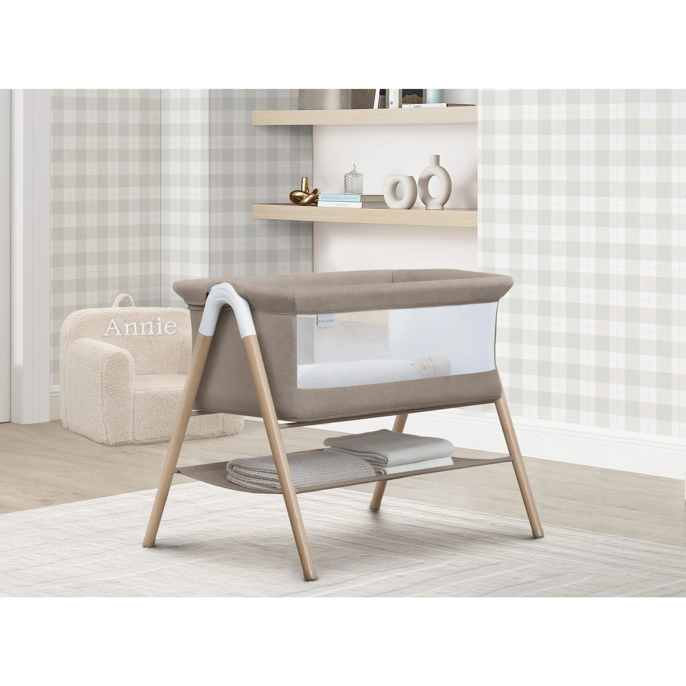 Bondi Beechwood By The Bed Bassinet