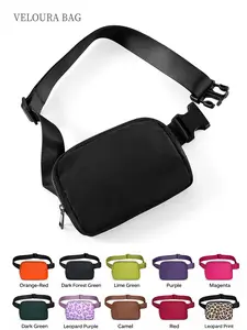 1pc Multi-Color Belt Bag, Lightweight Adjustable Active Crossbody Fanny Pack with Zipper Pocket, Hands-Free Waist Bag for Travel, Gym & Daily Use, Perfect Gift for Holidays & Birthdays