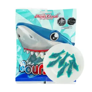 MINI CRUSH Vietnamese Shark Gummies 120g - Soft & Chewy Fruit Flavored Candy for Kids & Adults