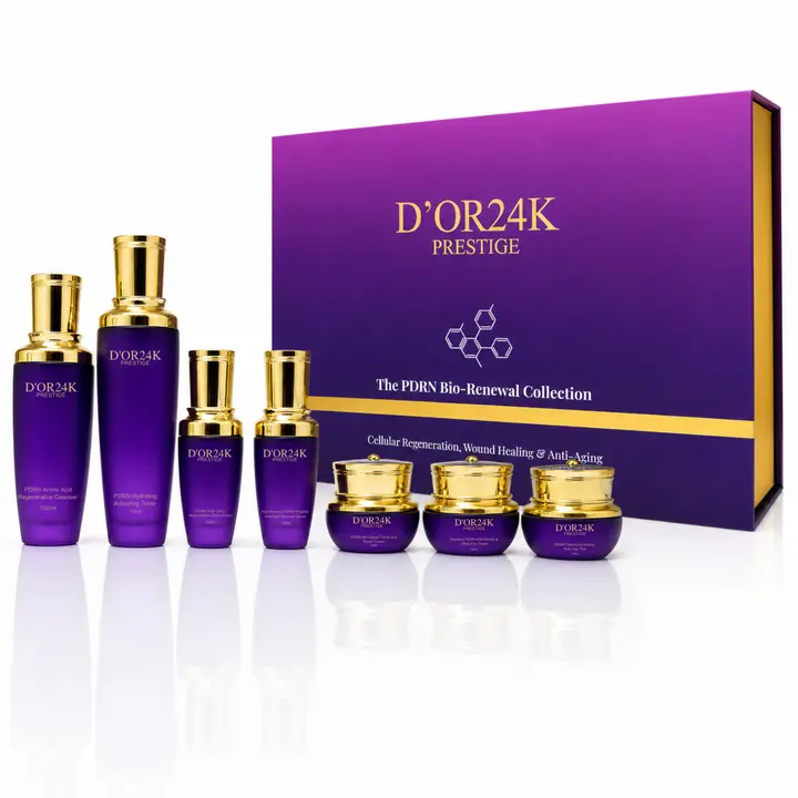 The PDRN Bio-Renewal Collection Seven-Step Ritual, Morning to Night
