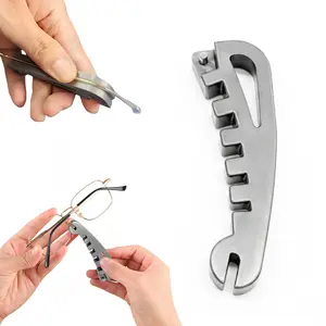 Eyeglasses Repair Tool, Eyeglass Frame Curvature Adjustment Tool, Eyeglass Temple Bending, Nose Pads Adjuster for Glasses, Sunglasses, and Reading Glasses