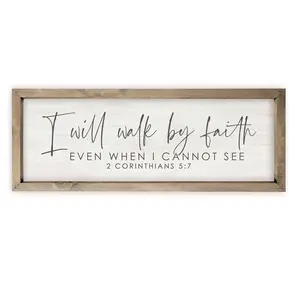 Farmhouse Style Wall Decor Sign, Rustic Farmhouse Design, Rustic Home Decor, Vintage Plaque Decor, Wood Sign, Home Decor Gift, Wooden Wall Hangings with Frame, Decorative Plaque