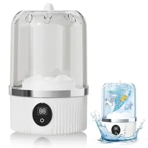 Portable Folding Mini Washing Machine, Upgraded USB Rechargeable Washer for Underwear, Lightweight & Compact, Durable Impact-Resistant Design