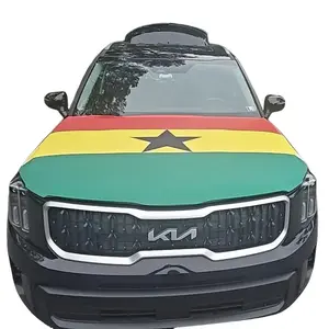 Ghana Hooded Flag  Pole Sleeve Ready | Black Star Nation Pride Banner
