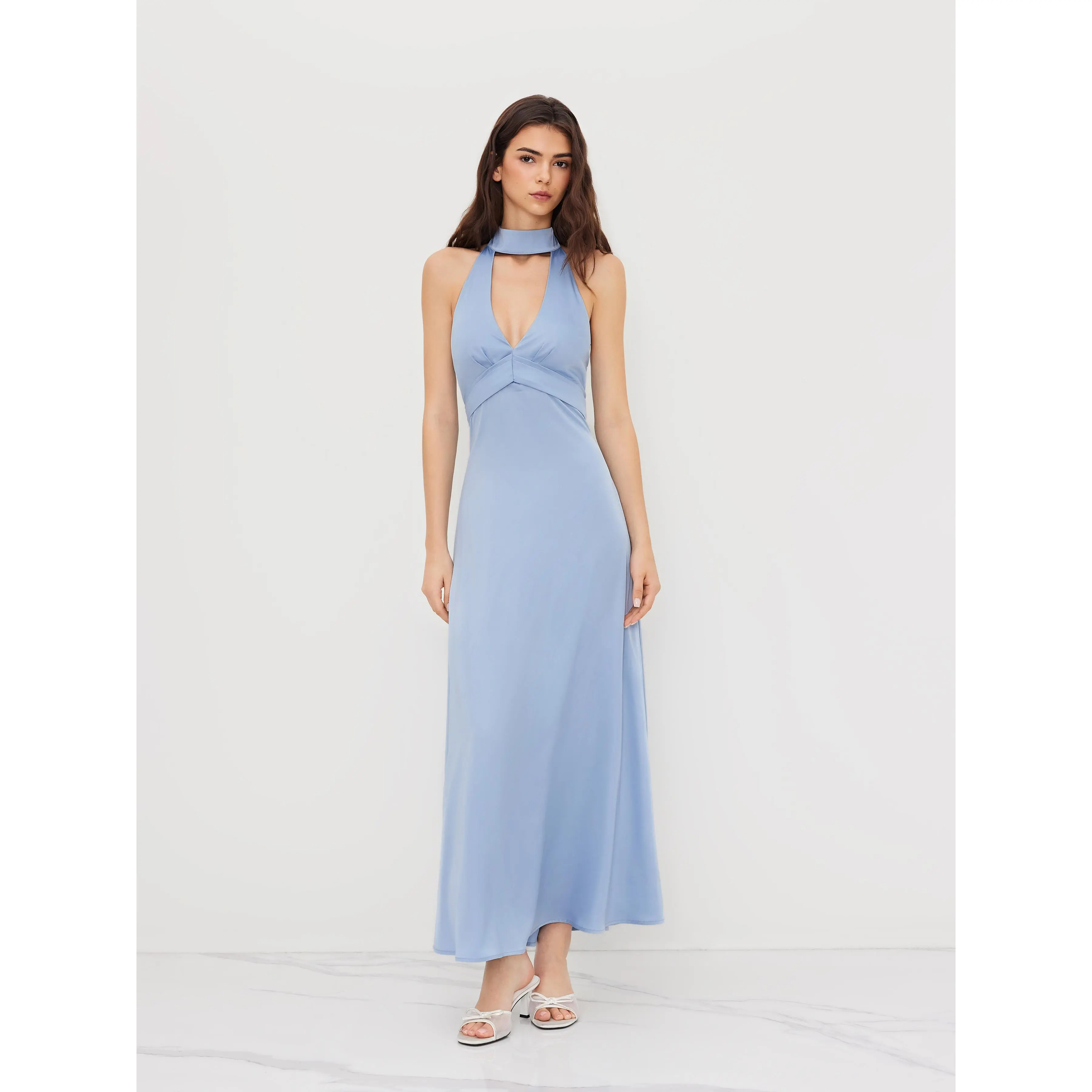 titta maxi dress Elegant Tatum Maxi Dress in Mauve