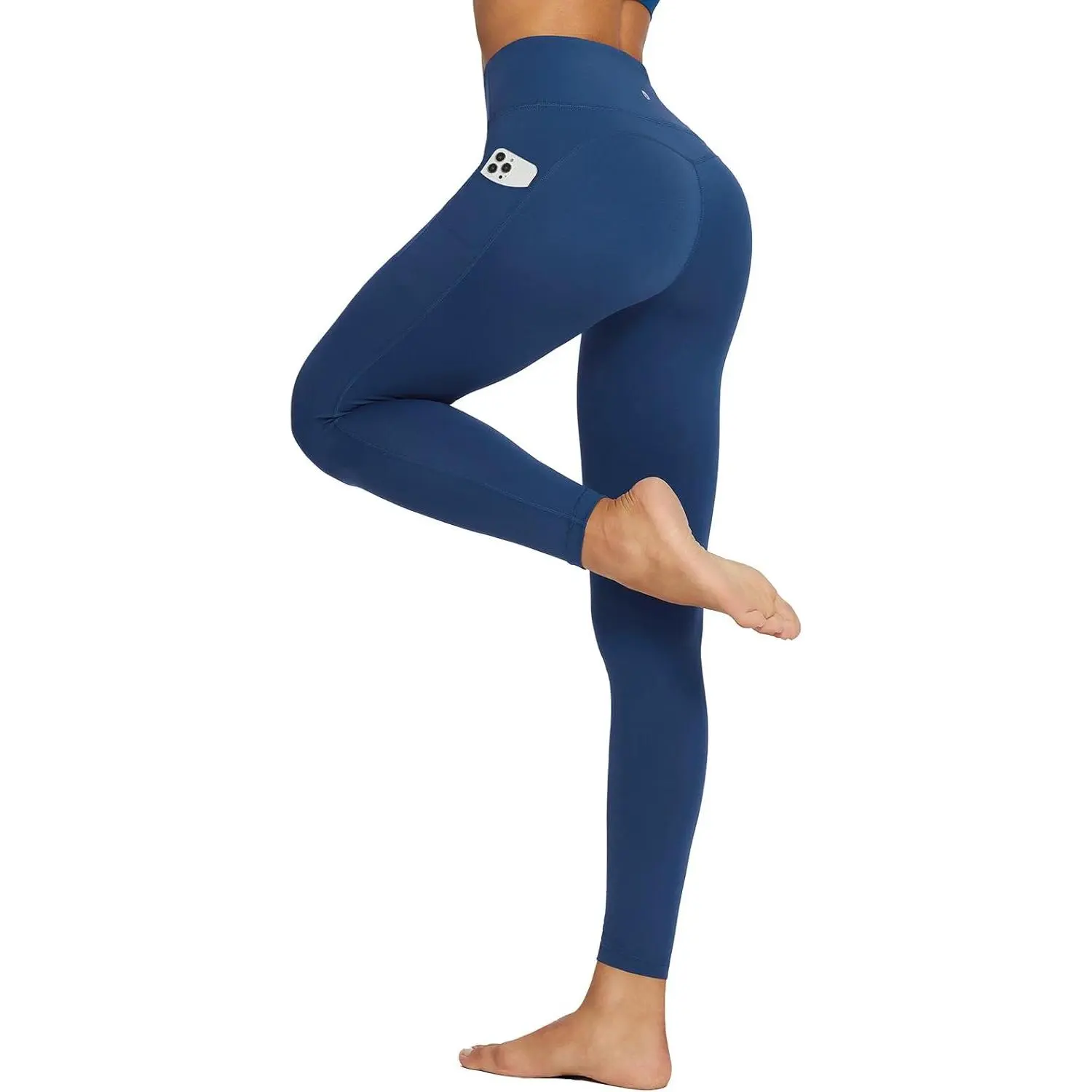 baleaf Workout Leggings with Pockets for Women High Waisted Tummy Control Plus Size Yoga Pants for Running Gym Athletic Activewear Synthetic