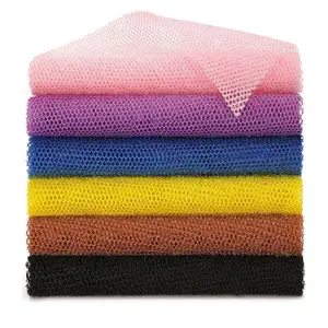 African Sponge Net for Effective Cleaning - Wash Cloth - Deep Cleanse & Exfoliate - 1 Unit - Colors May Vary