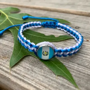 Unisex Guatemala Flag Bracelet