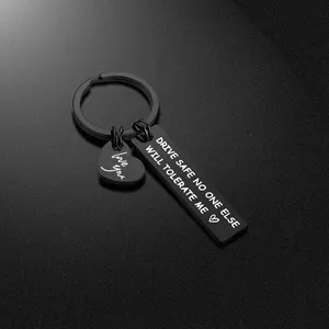 Valentine's Day Gifts for Him Men - Drive Safe Keychain Boyfriend Gifts Boyfriend Husband Gifts from Girlfriend