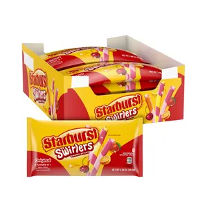 Starburst Swirlers Chewy Sticks – 10 Count, 2.96 oz Packs, Original Flavor, Snack Candy