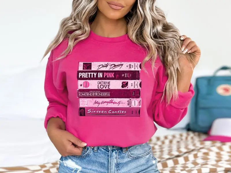 Vintage 80s Rom Com Movie Sweatshirt for 80s Rom Com Movie Fans