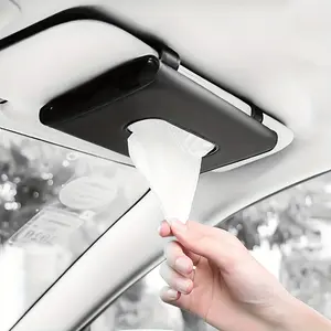 Car Tissue Holder,Sun Visor Napkin Holder, Car Mask Holder for Sun Visor Vehicle,Easy-Access Visor Tissue Holder